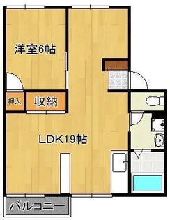 プレジール弥生が丘 B棟【1階】の間取り