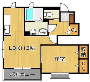 グレイスコートⅢ【1階】の間取り