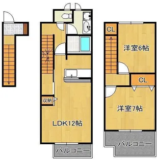サンシャインブリッジ【2階】の間取り