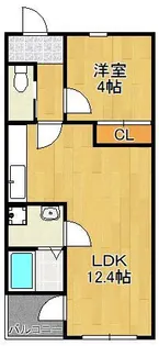 アネシス【2階】の間取り