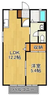 ベルセゾン【2階】の間取り