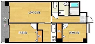 ソレアード苅田【12階】の間取り