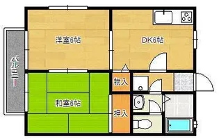 ビーライン上吉田 B棟【1階】の間取り
