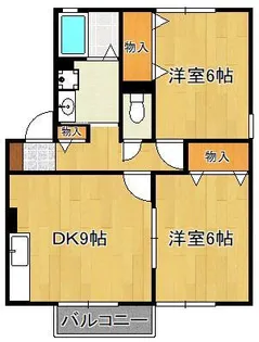 アネックス安部山【1階】の間取り