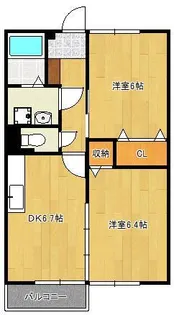 サンヒルズ長野【2階】の間取り