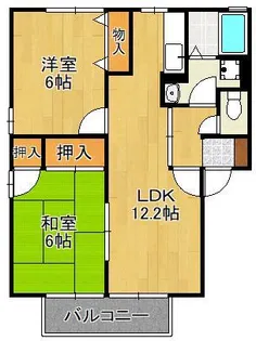 グレイス上吉田 B棟【1階】の間取り