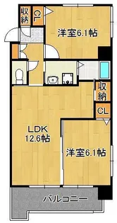 ニューアンジュ【7階】の間取り