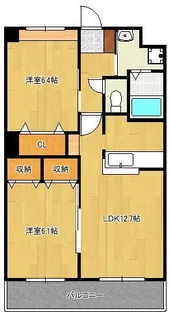 グランドゥール【2階】の間取り