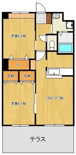 グランドゥール【1階】の間取り