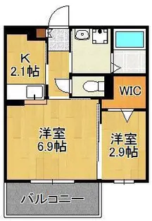 ERIOS COURT KⅡ【2階】の間取り