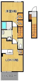 シエロ・ガーデン・ツダB棟【2階】の間取り