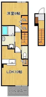 シエロ・ガーデン・ツダE棟【2階】の間取り