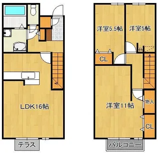 Arietta【1階】の間取り