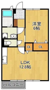 エスポワールハイム B棟【2階】の間取り