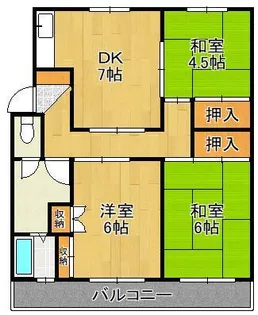 目貫ビル【3階】の間取り