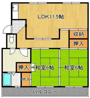目貫ビル【2階】の間取り