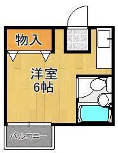 アロー安部山【4階】の間取り