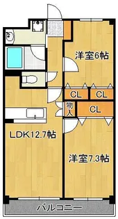ソシア嶋田【3階】の間取り