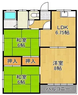 レグルスNUKI【1階】の間取り