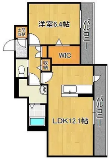 シャーメゾン静【2階】の間取り