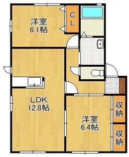 ファンテージ21 A棟【1階】の間取り