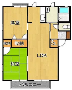 グランドメゾンⅡ A棟【2階】の間取り