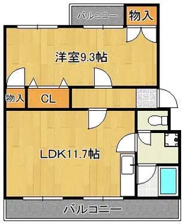 ロイヤルハイツ沼【1階】の間取り