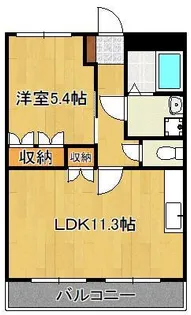 ディアベルジュ【1階】の間取り