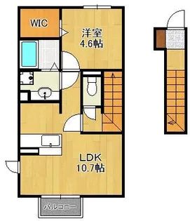 Forest river【2階】の間取り