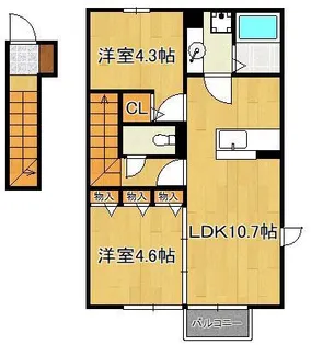 Forest river【2階】の間取り
