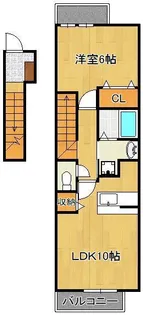 サンシャイン田原A【2階】の間取り