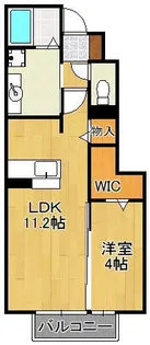 paisible palais【1階】の間取り