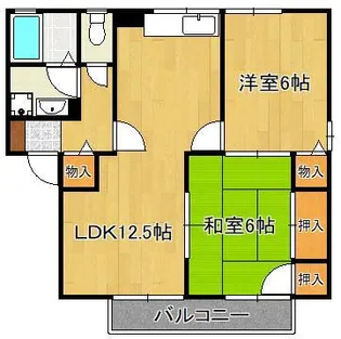 JASTS SOLEIL F棟【2階】の間取り