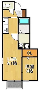 エアポート令和【1階】の間取り
