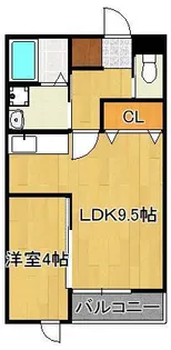 ルミナスAI苅田 A【2階】の間取り