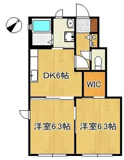 シャーメゾン朽網 C棟【1階】の間取り