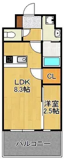 レジェンド朽網【3階】の間取り