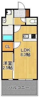 レジェンド朽網【5階】の間取り