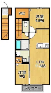 villa fontaine【2階】の間取り