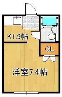 FORZA西工大前【2階】の間取り