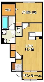 ベンティスカ【1階】の間取り