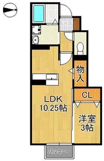 LUPINUS HY B棟【1階】の間取り