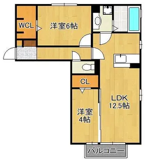 Casa Felice C棟【2階】の間取り
