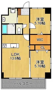 THE SQUARE Central Residence【4階】の間取り