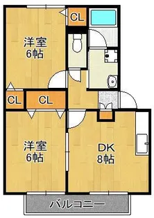 ファミール葛原Ⅰ【1階】の間取り