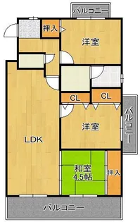 セフティワン【8階】の間取り