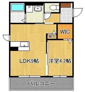 レーヴェ神田町【1階】の間取り