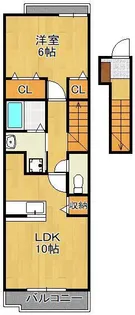 アーバン・フォレストC【2階】の間取り