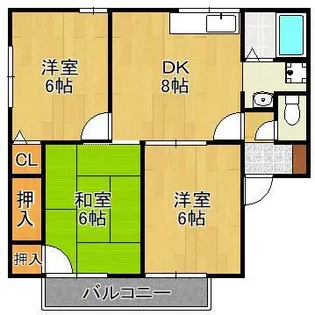 オークヒルズⅡ【2階】の間取り