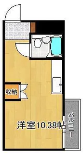 タニヤングハイツ【3階】の間取り